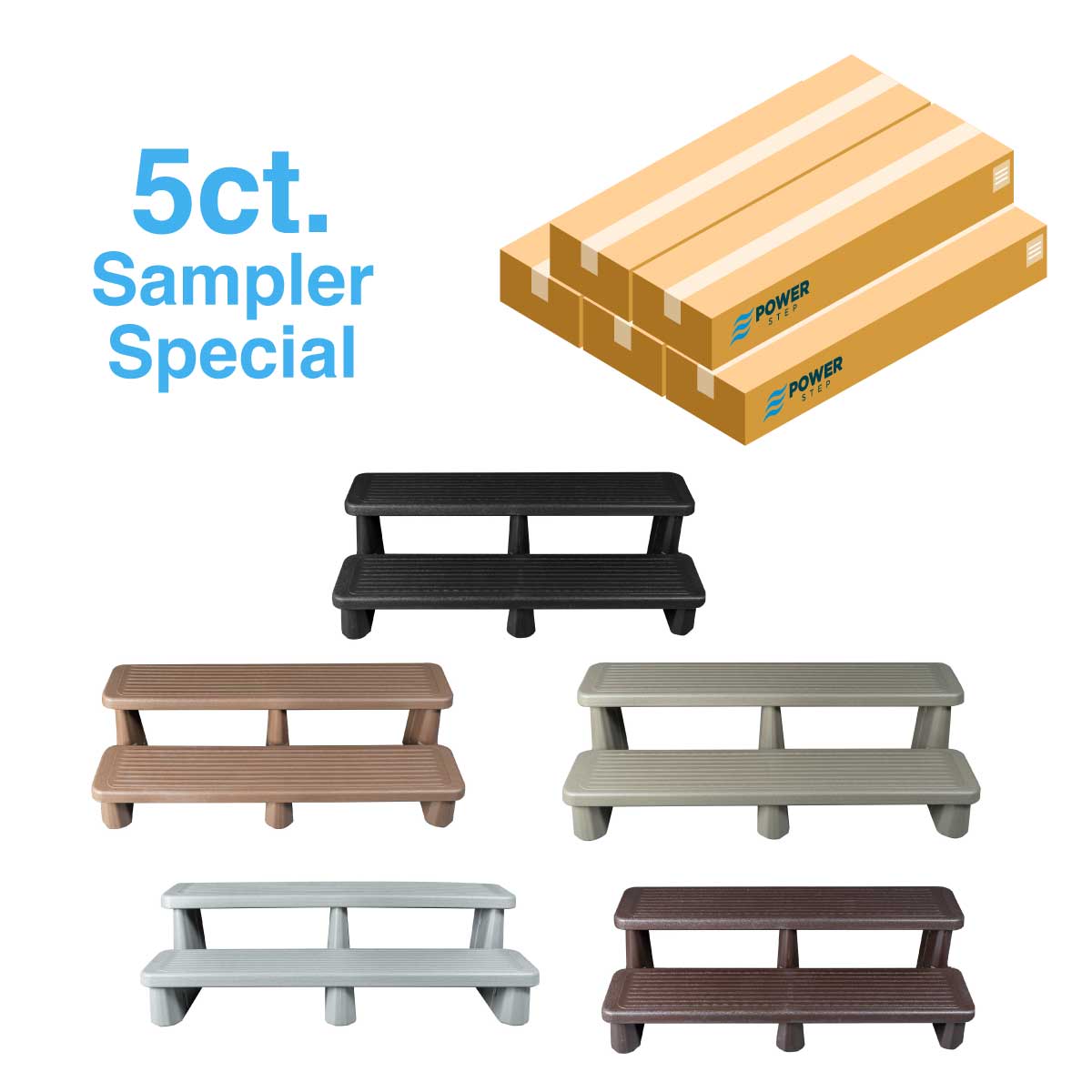 Power Step Spa Stair Sampler Pack