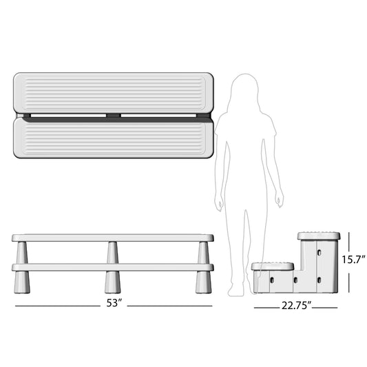 Power Step Spa Stair : San Clemente  #IND40522_DS